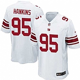 Nike Men & Women & Youth Giants #95 Hankins White Team Color Game Jersey,baseball caps,new era cap wholesale,wholesale hats